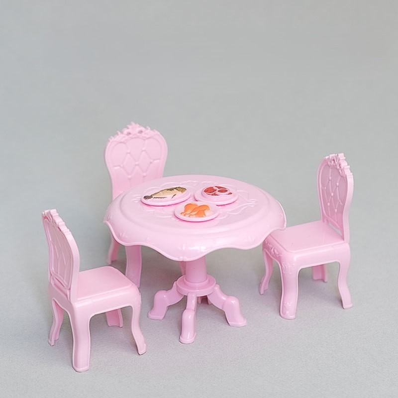 Round Dining Table & Chairs Set