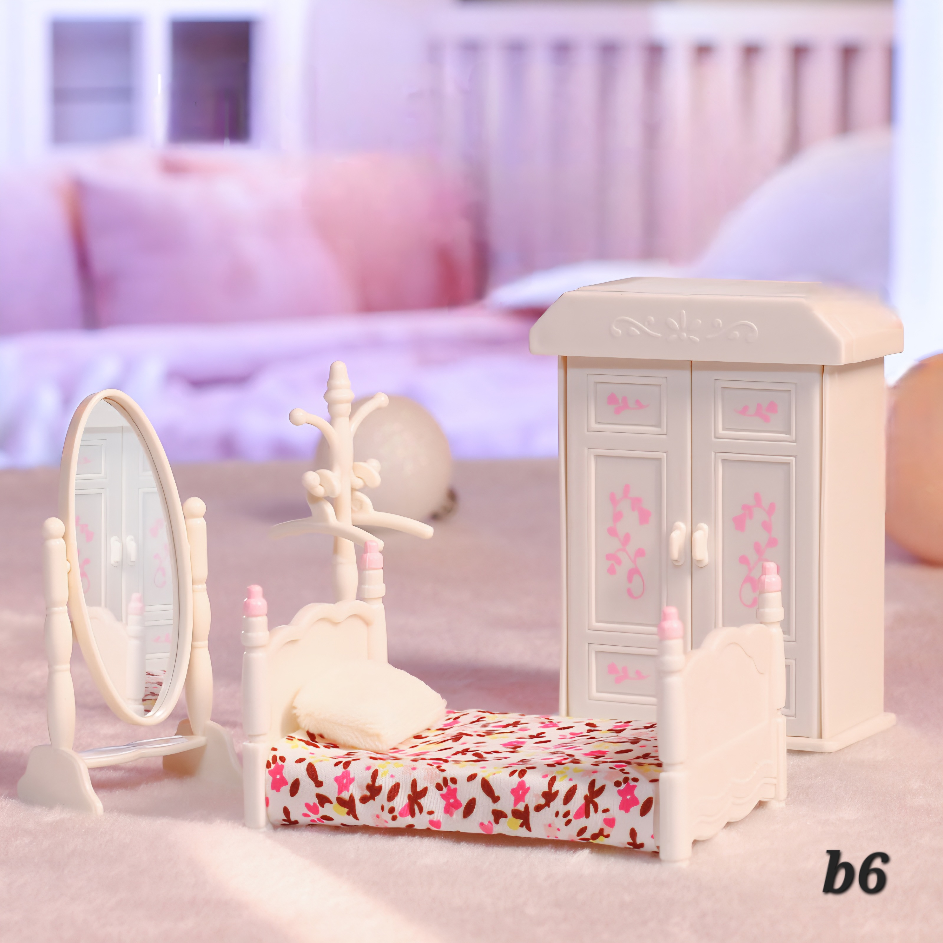 b6 Princess White Bedroom Set