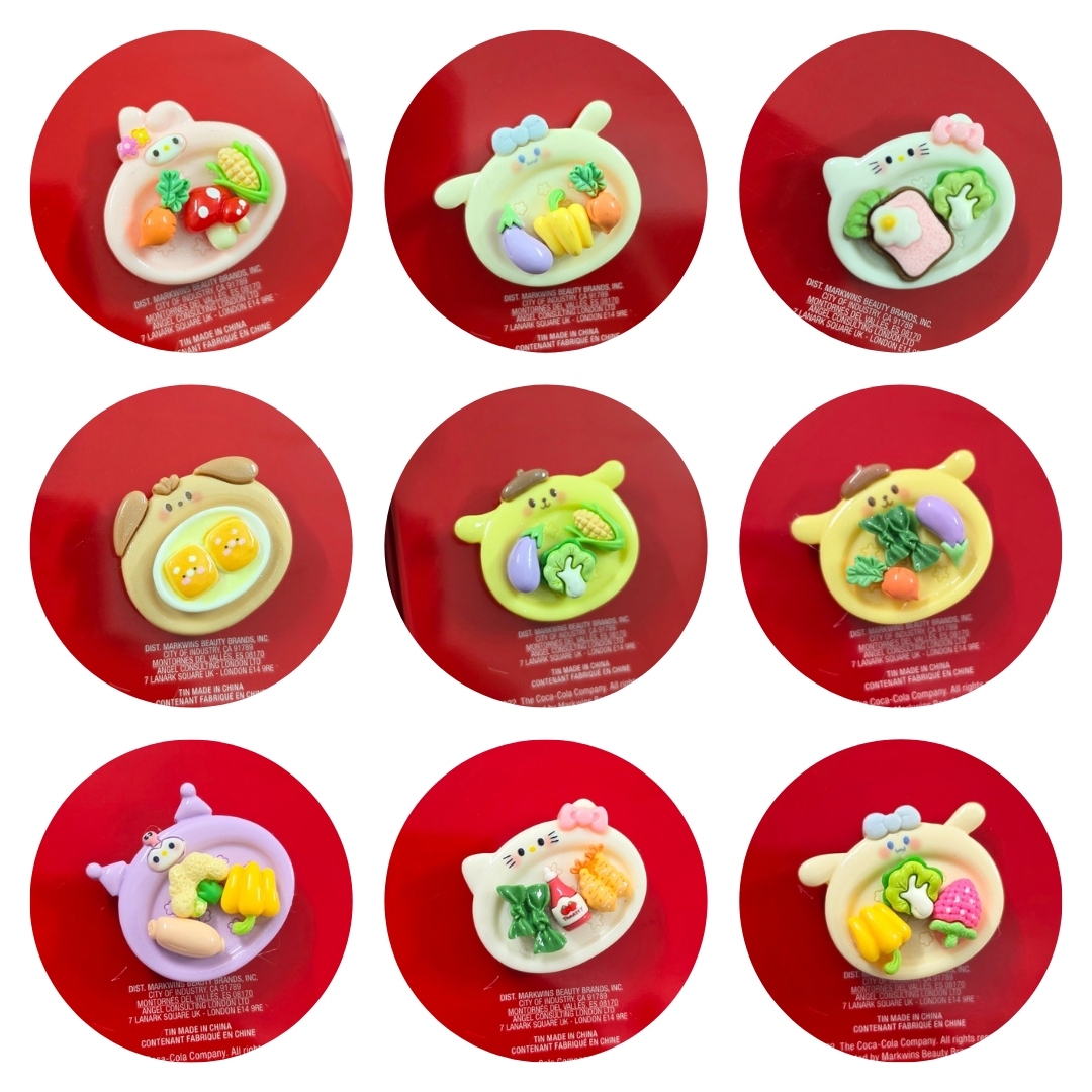 Sanrio Animal Plate Food Fridge Magnet