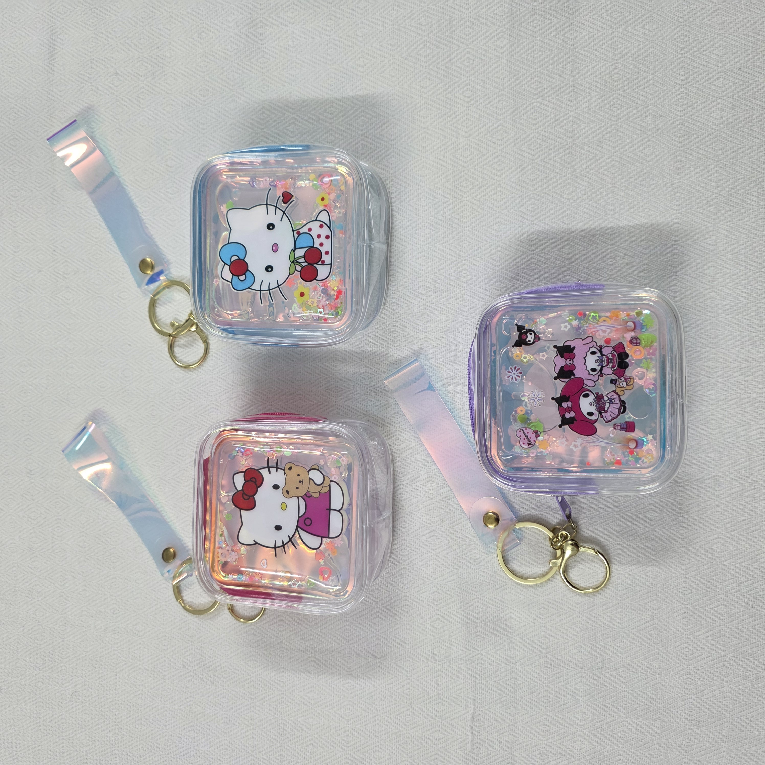 Magic Glitter Pouch Keychain