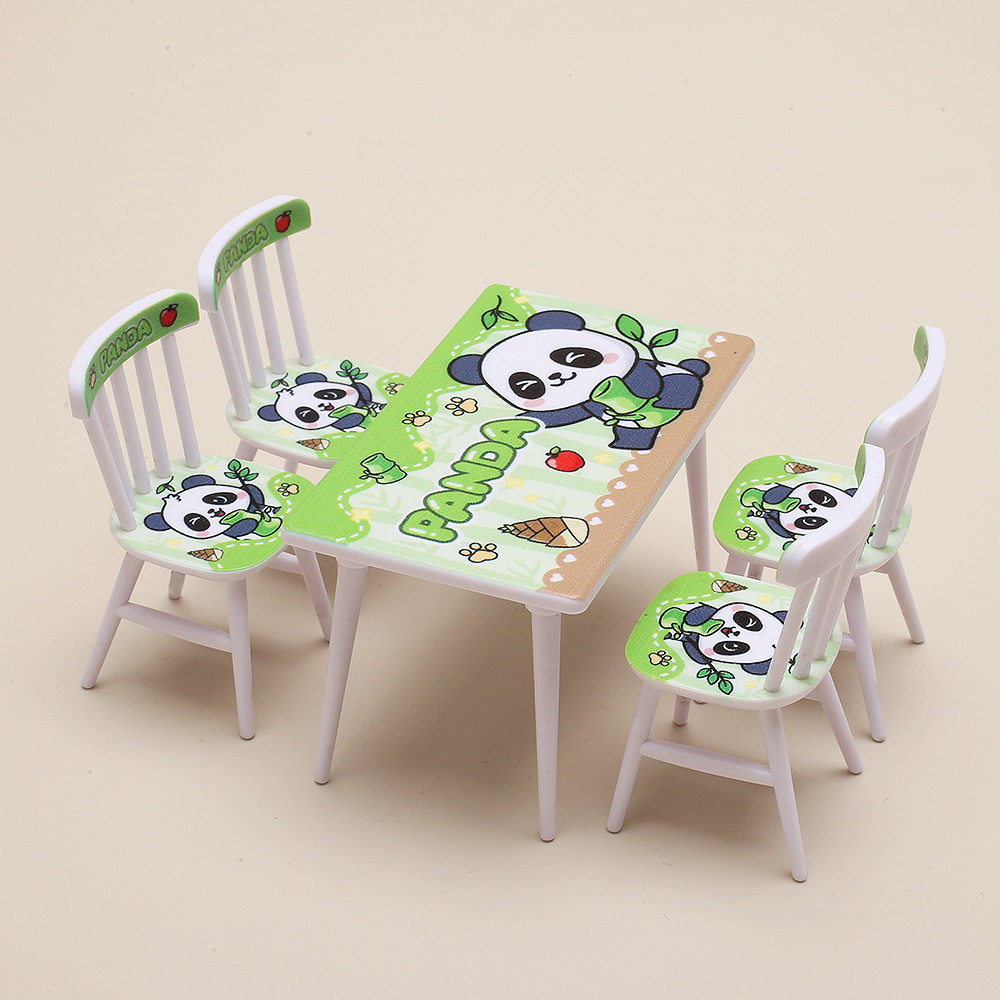 Cartoon Dining Table & Chairs Set