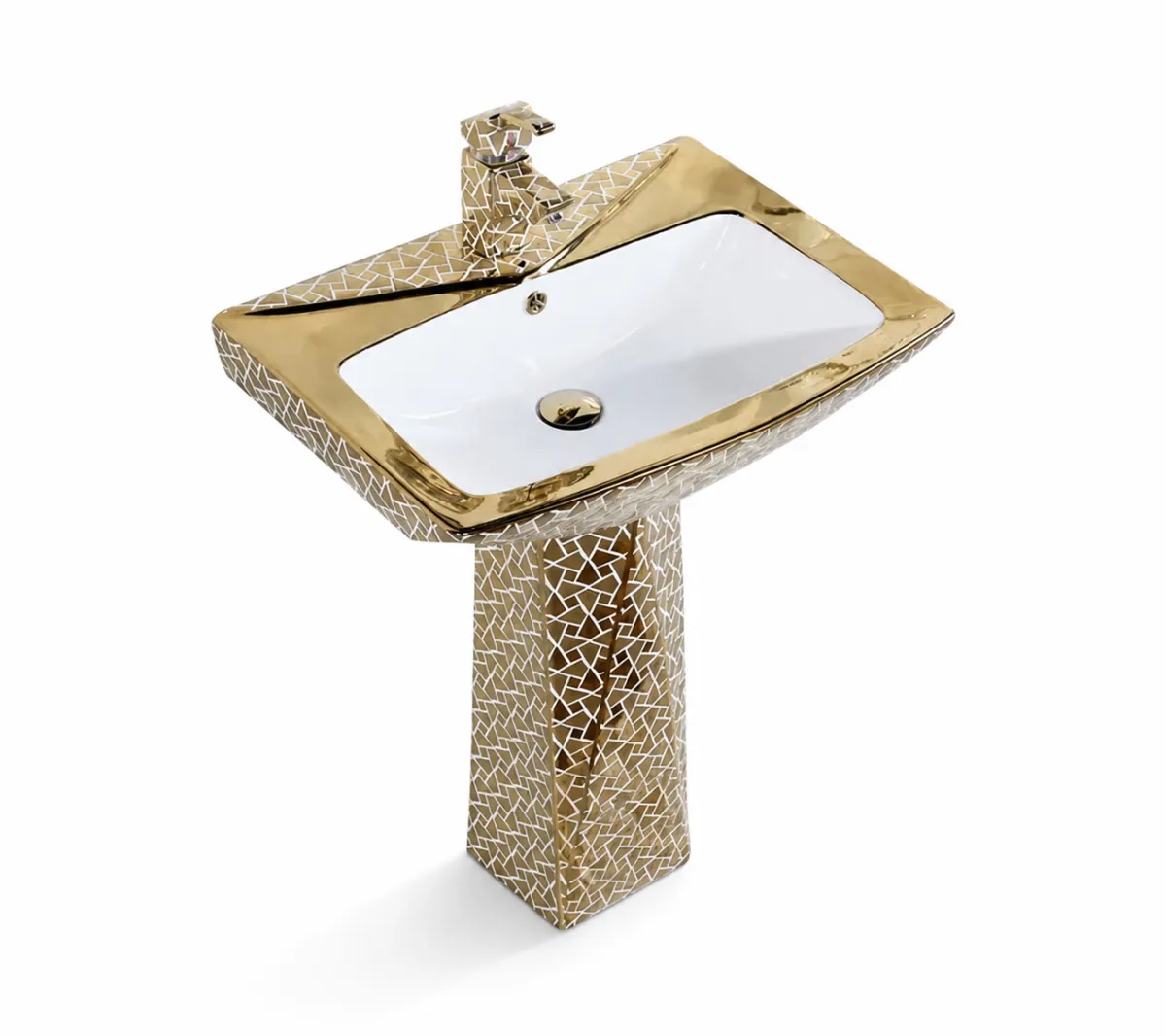 380 - Gazi Ceramic Basin Set