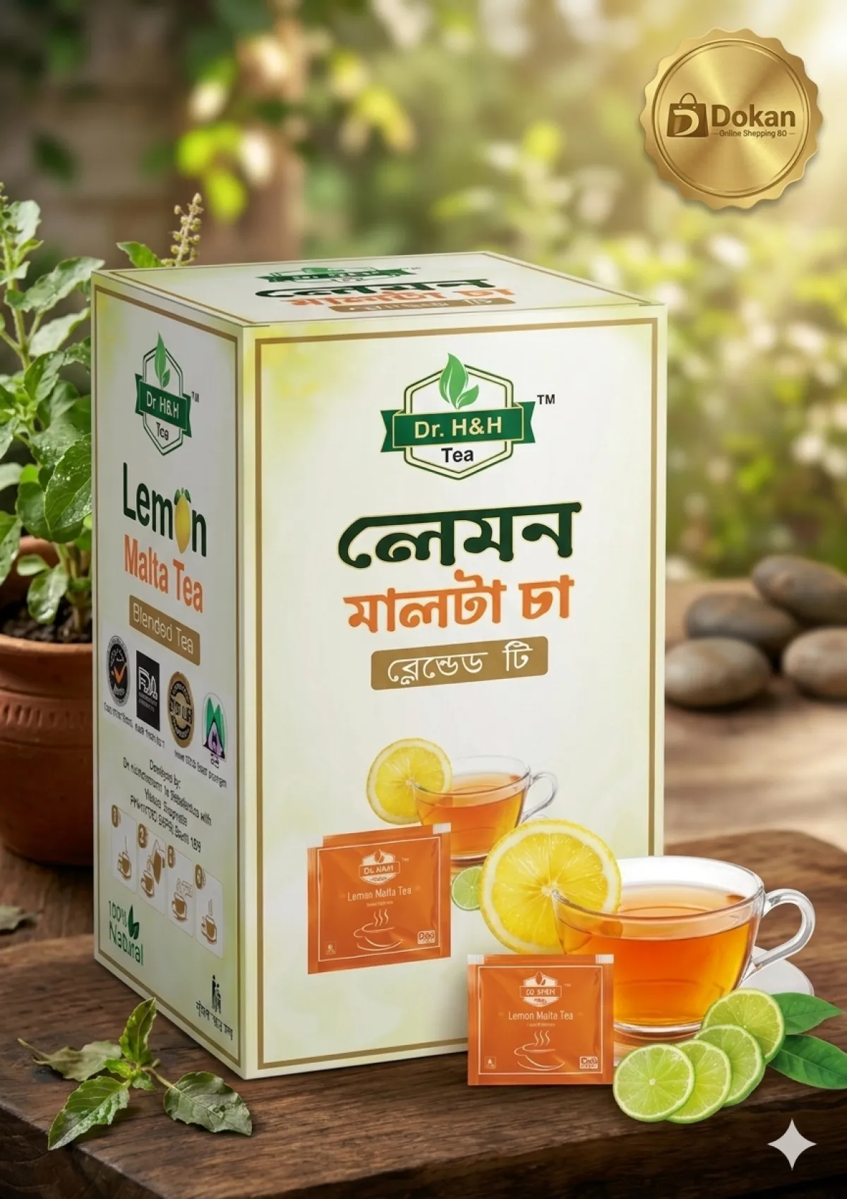 Dr. H&H Tea Lemon Malta Tea 30's Pack