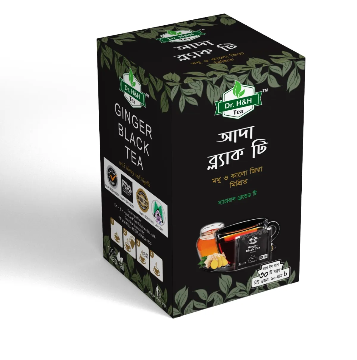 Dr. H&H Ginger Black Tea 30's Pack