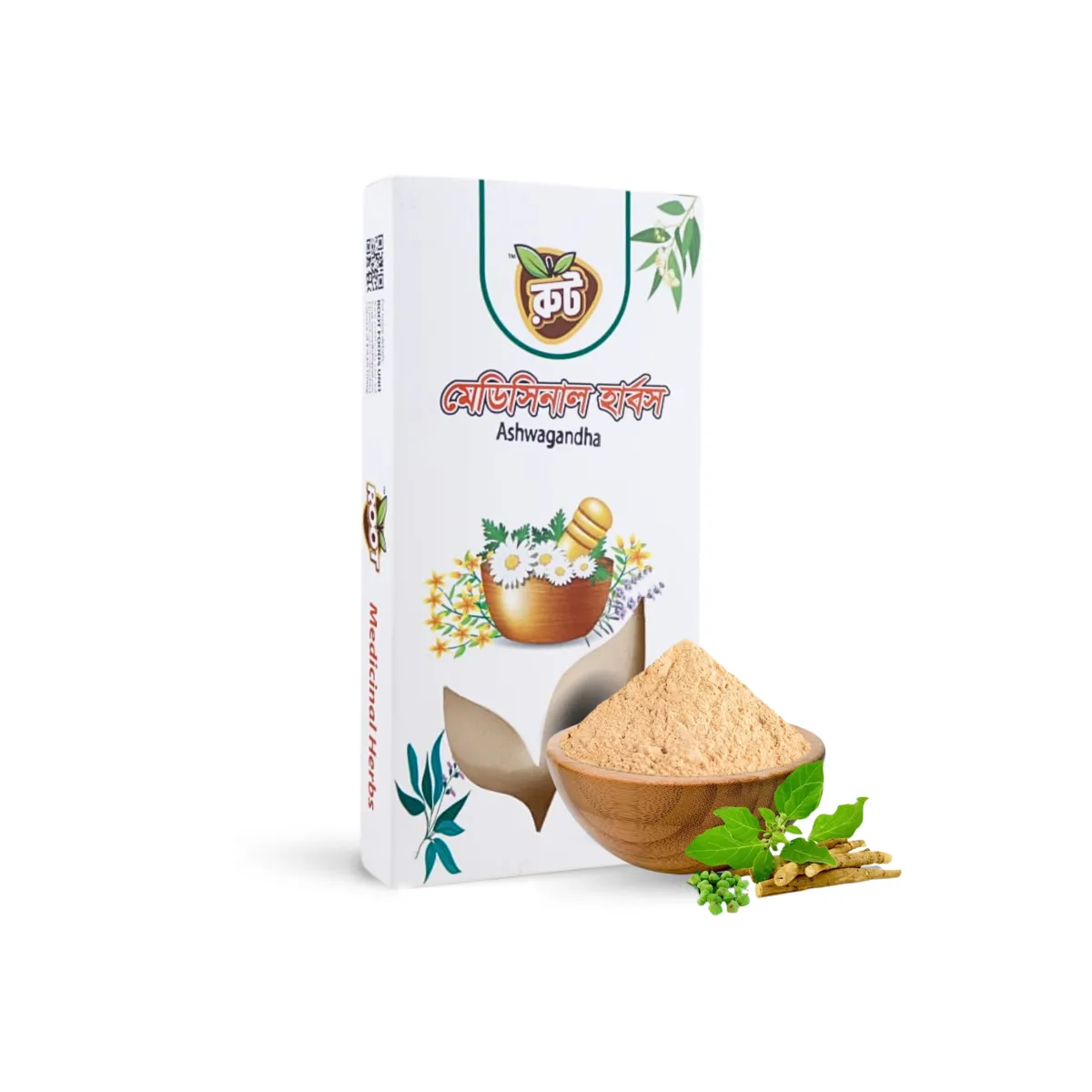 Root Medicinal Herbs  Ashwagandha (অশ্বগন্ধা) Powder 100gm