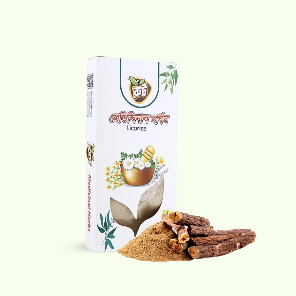 Root Medicinal Herbs Licorice Powder 100gm (লিকোরিস পাউডার)