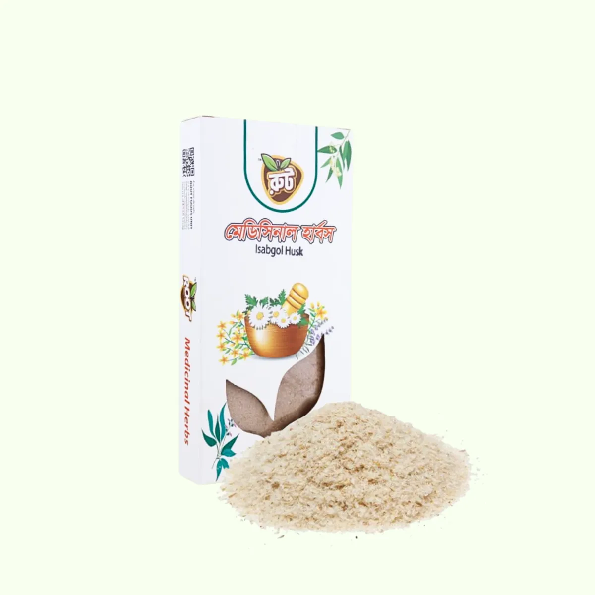 Root Medicinal Herbs Isabgol Bhushi 100gm (ইসবগুল ভুষি)