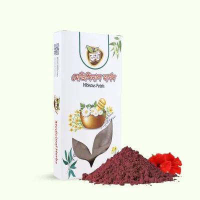 Root Medicinal Herbs Hibiscus Petals (জবা ফুলের) Powder 100gm_img_1
