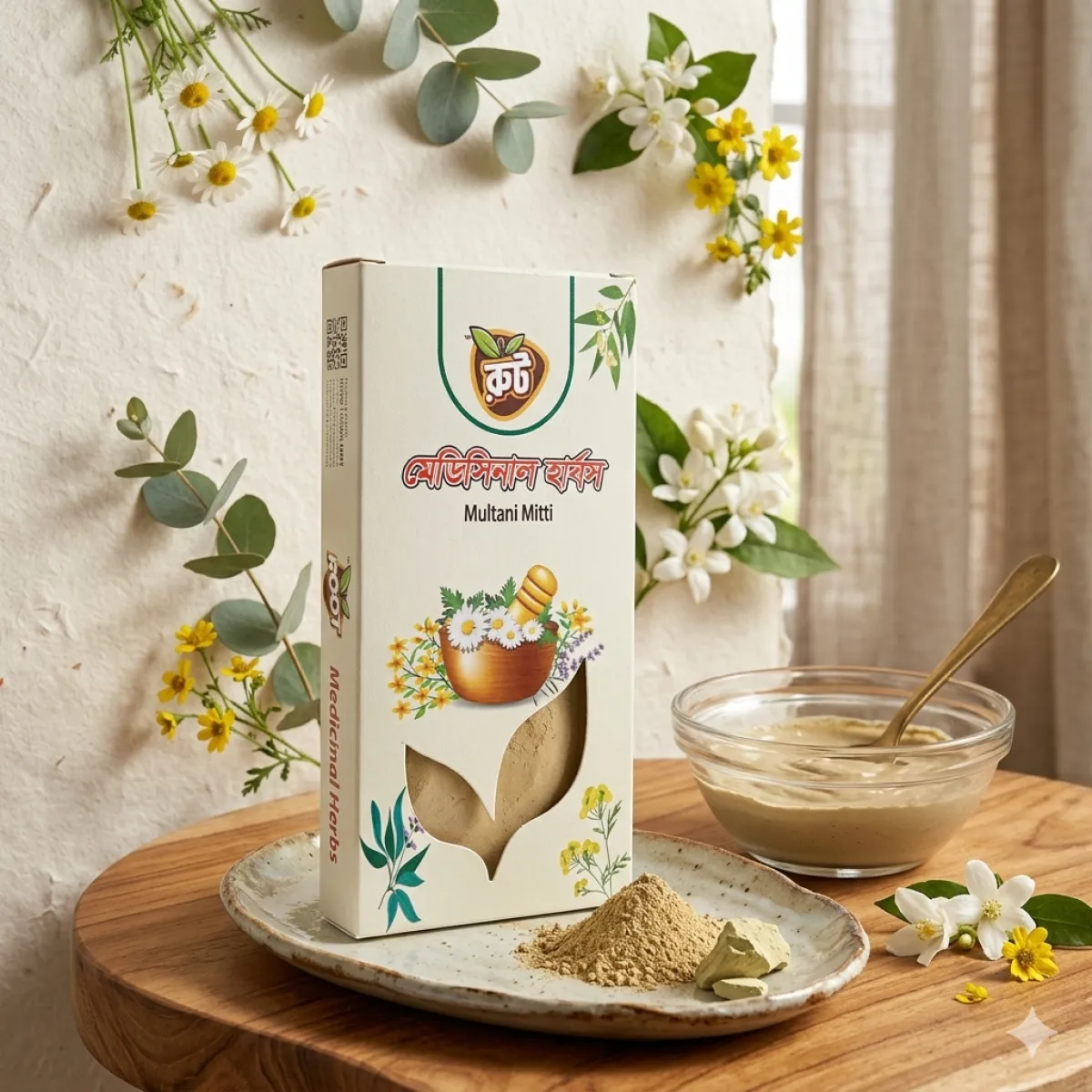 Root Medicinal Herbs Multani Mitti Powder 100gm