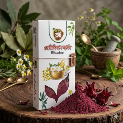 Root Medicinal Herbs Hibiscus Petals (জবা ফুলের) Powder 100gm_img_0