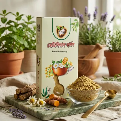 Root Medicinal Herbs কস্তুরি হলুদ (Kostori Hulod) পাউডার  ১০০ গ্রাম_img_0