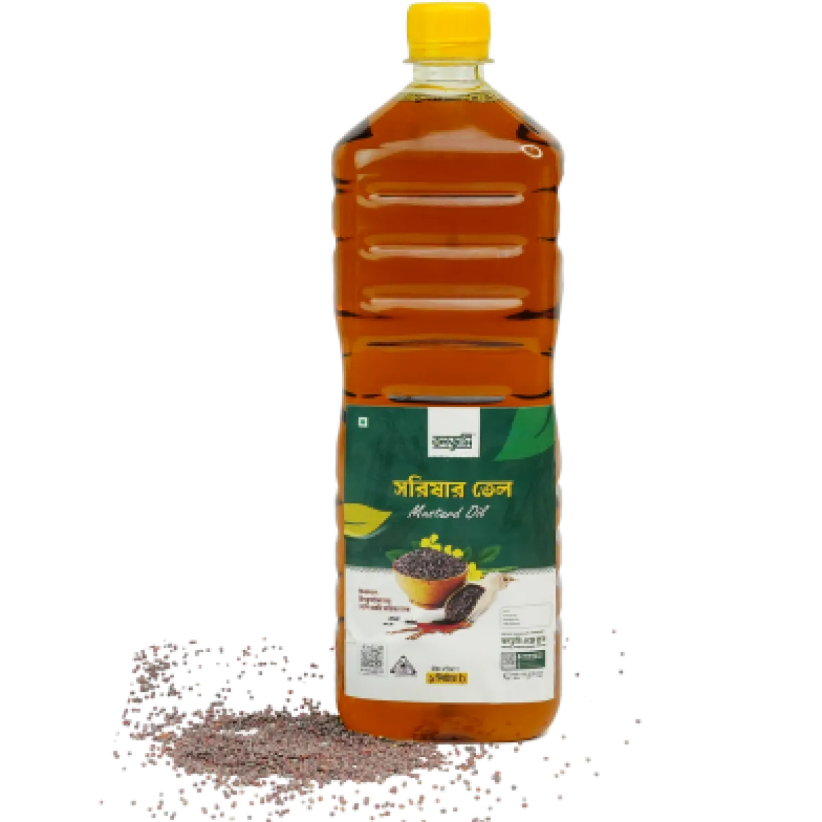 Bonobhumi Kather Ghani Bhanga Sorishar Oil 2 Liter (সরিষার তেল)