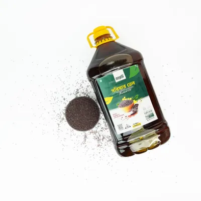 Bonobhumi Kather Ghani Bhanga Sorishar Oil 5 Liter (সরিষার তেল)_img_1