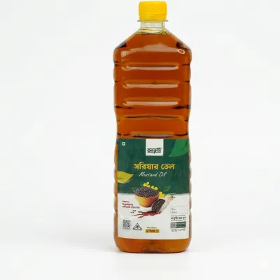 বনভূমি লোহার ঘানি ভাঙা সরিষার তেল 2 liter_img_0