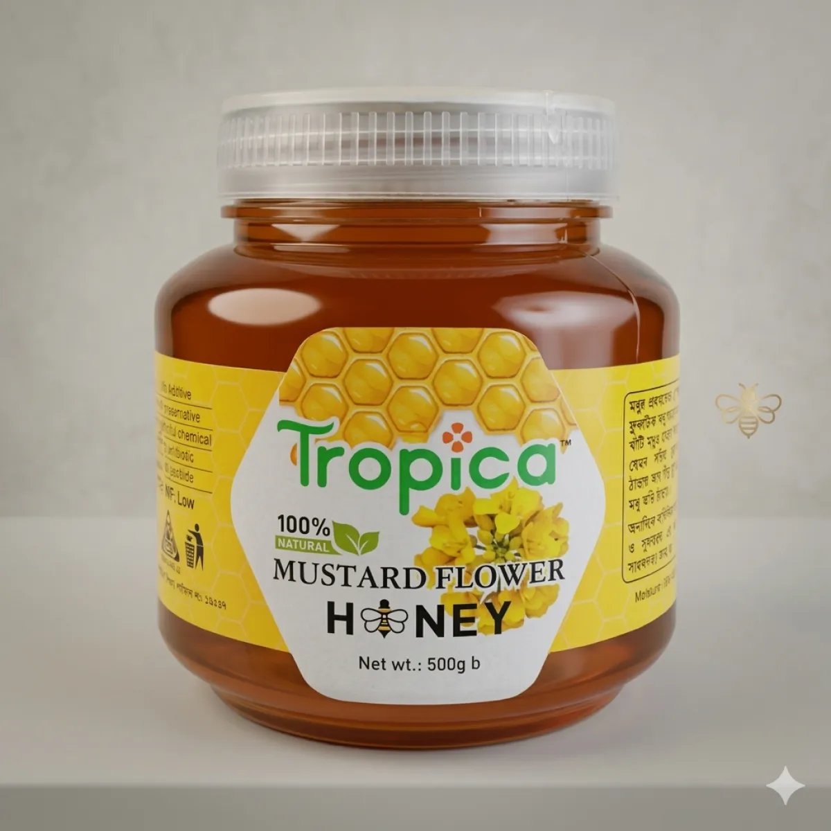 Tropica প্রিমিয়াম সরিষা ফুলের খাঁটি মধু – Mustard Honey