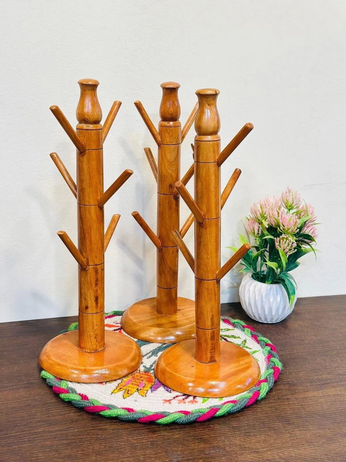Tree-Style Wooden Holder by Ryan Mart
