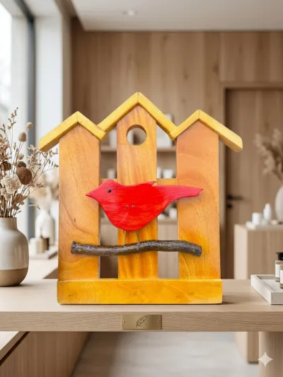 Wooden Nest & Bird Decor by Ryan Mart_img_0
