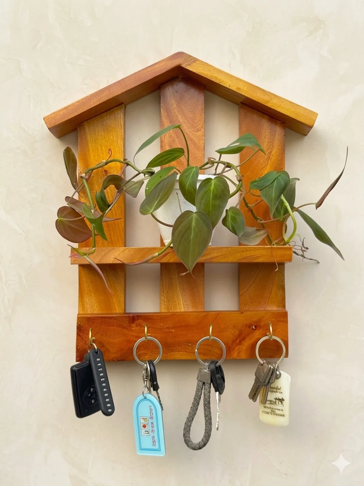 Green Cottage Key Holder by Ryan Mart