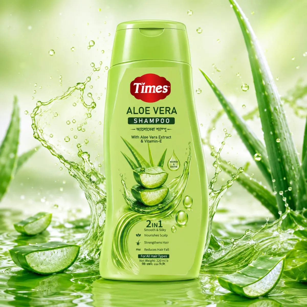 Times Shampoo 2 in 1-250ml