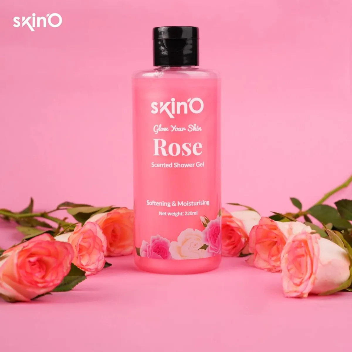 SkinO Rose Scented Shower Gel 220ml