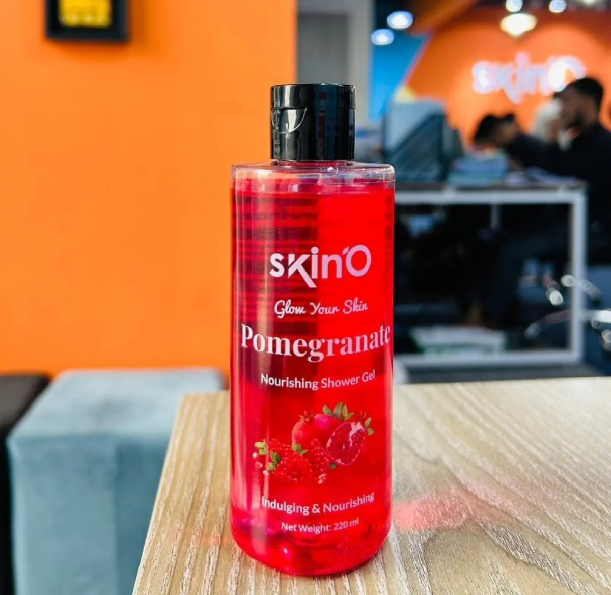 SkinO Glow Your Skin Pomegranate Nourishing Shower Gel 220ml