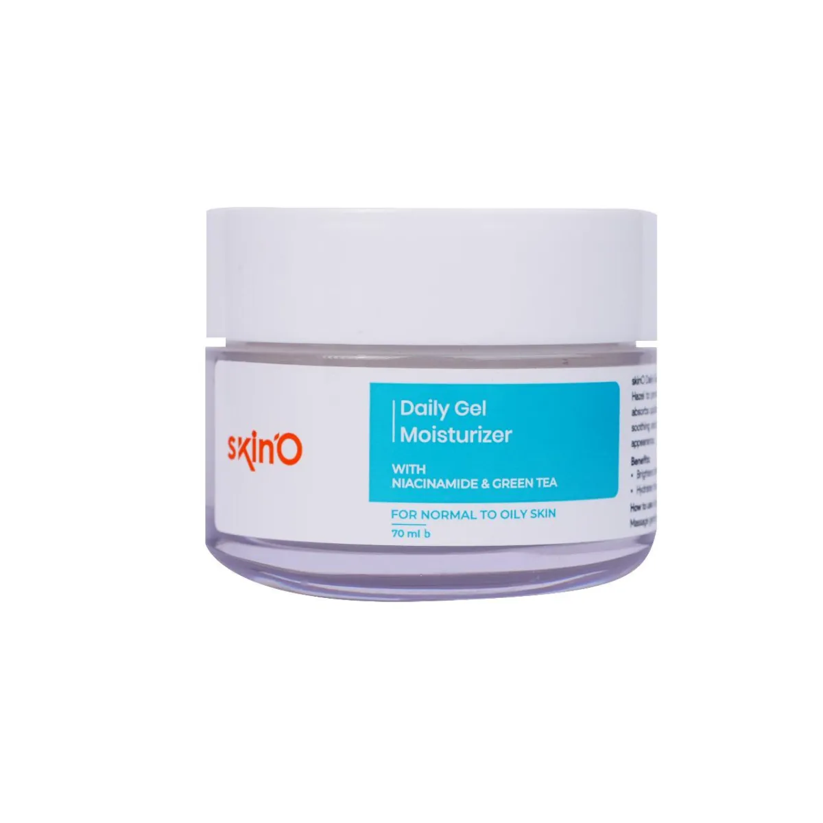 skinO Daily Gel Moisturizer with Niacinamide & Green Tea 70ml
