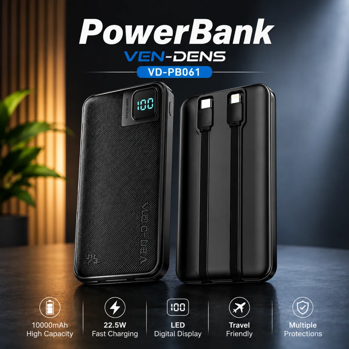 VEN-DENS VD-PB061 Power Bank