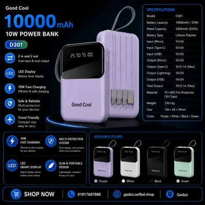 Good Cool D301 10000mAh Power Bank 🔋⚡_img_0