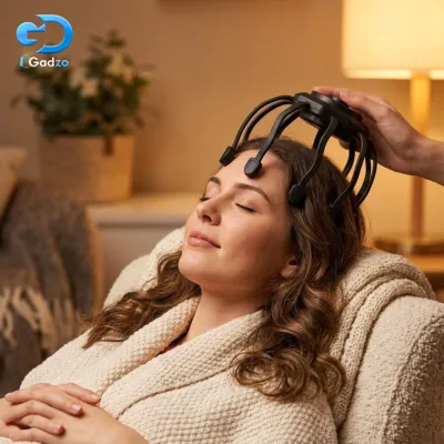 Electric Scalp Massager Head Scratcher Octopus Claws_img_3