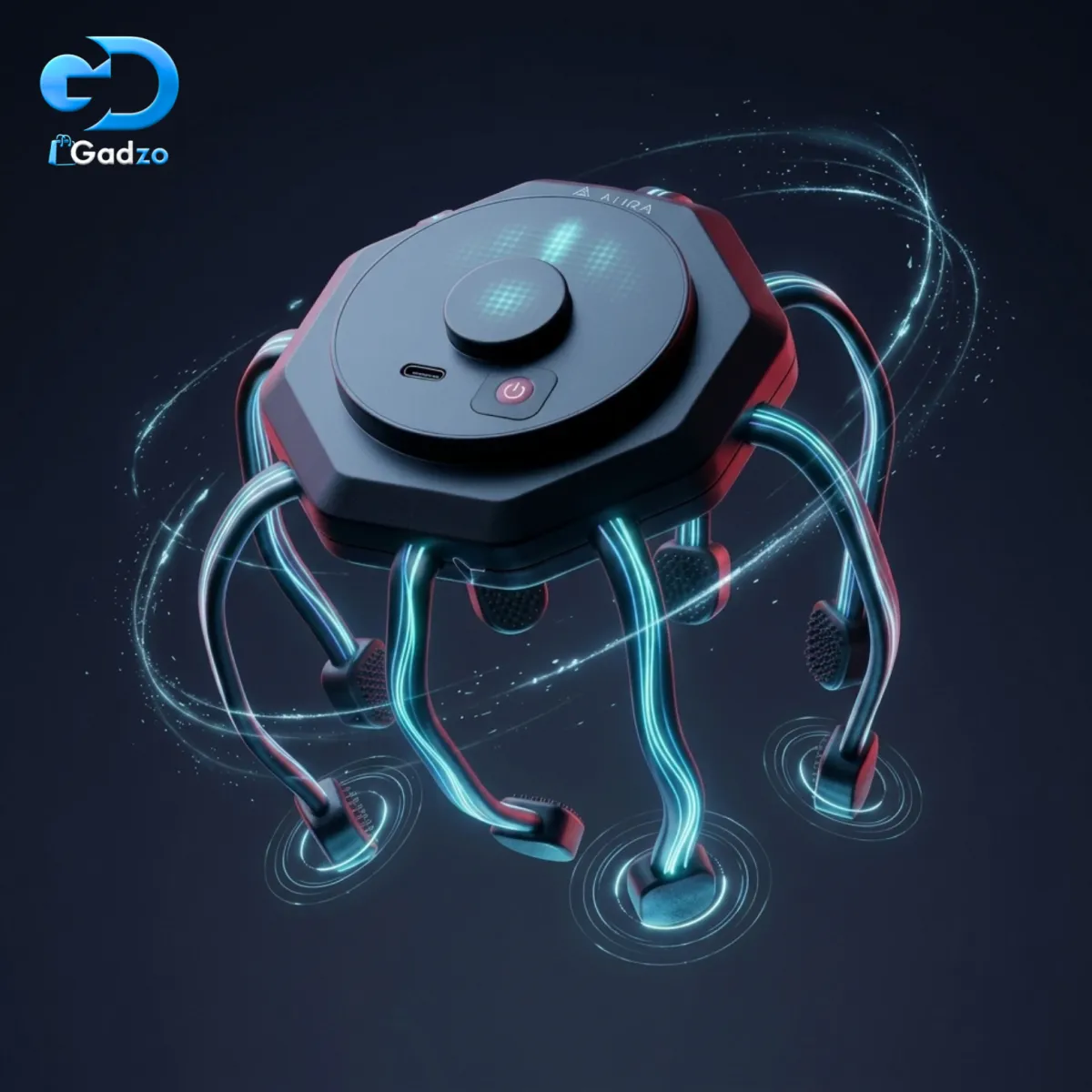 Electric Scalp Massager Head Scratcher Octopus Claws