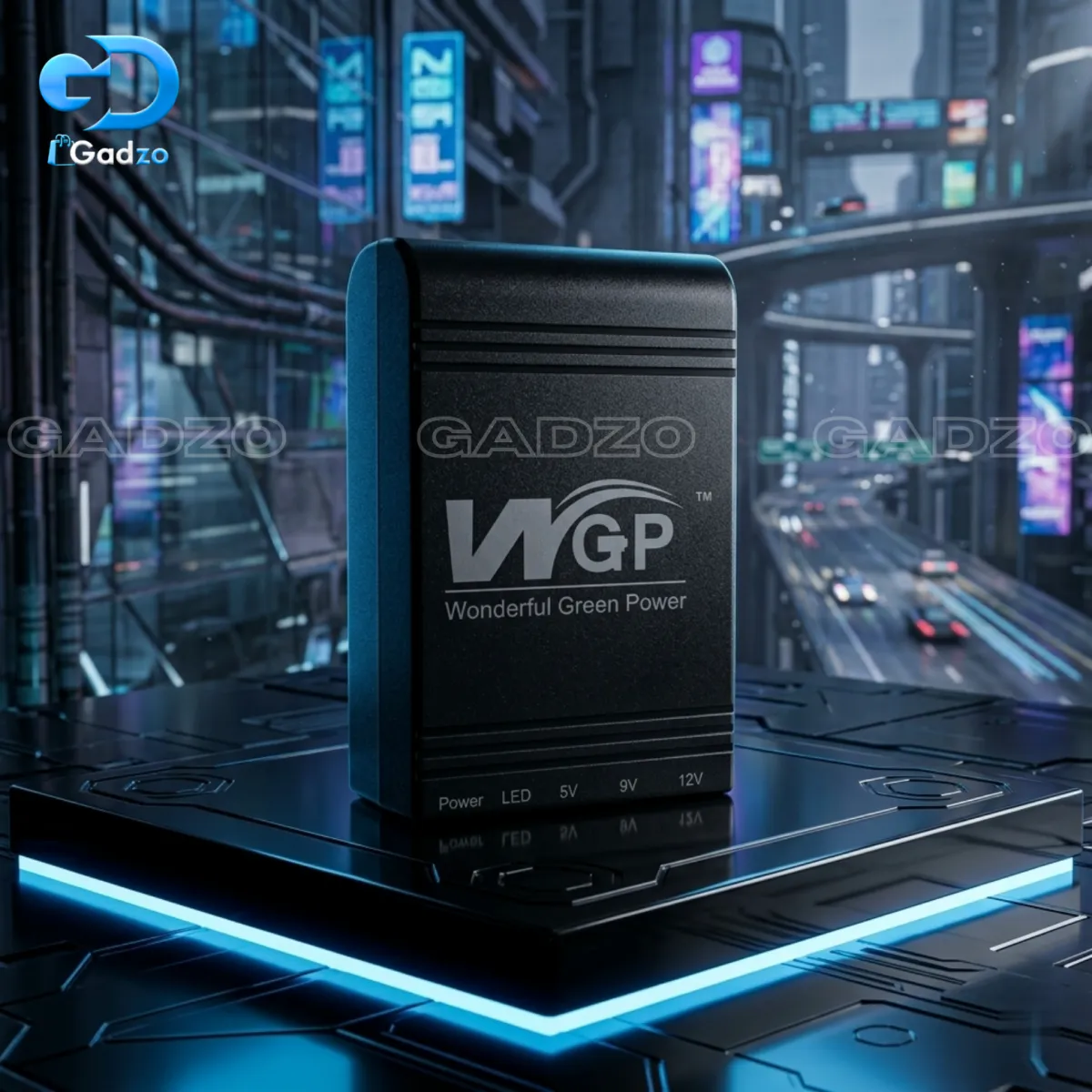 New Version WGP mini UPS 10400mAh – 5/9/12V – Black