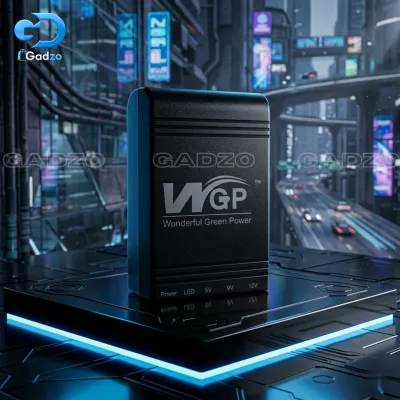 New Version WGP mini UPS 10400mAh – 5/9/12V – Black_img_0