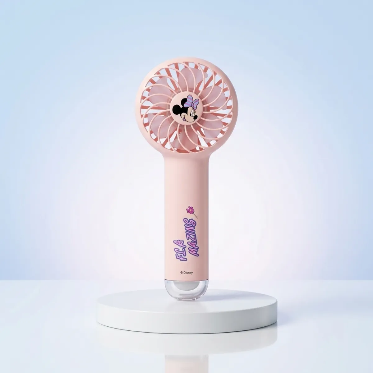 Mini Handheld Rechargeable Fan (Pink Edition)