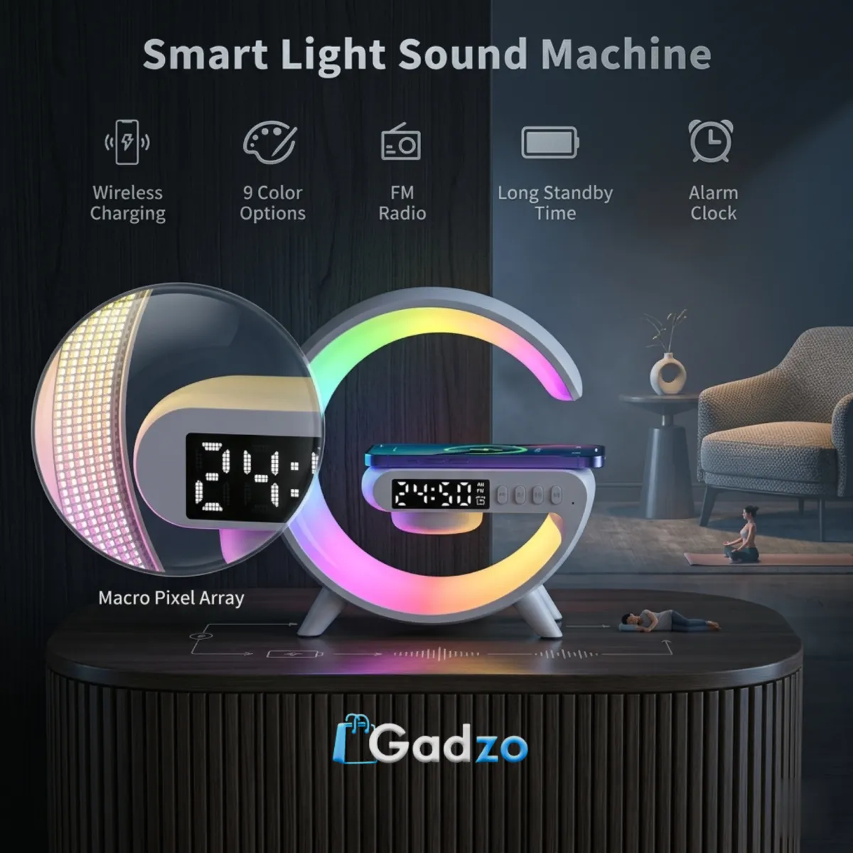 G63 Smart Light Clock C0404