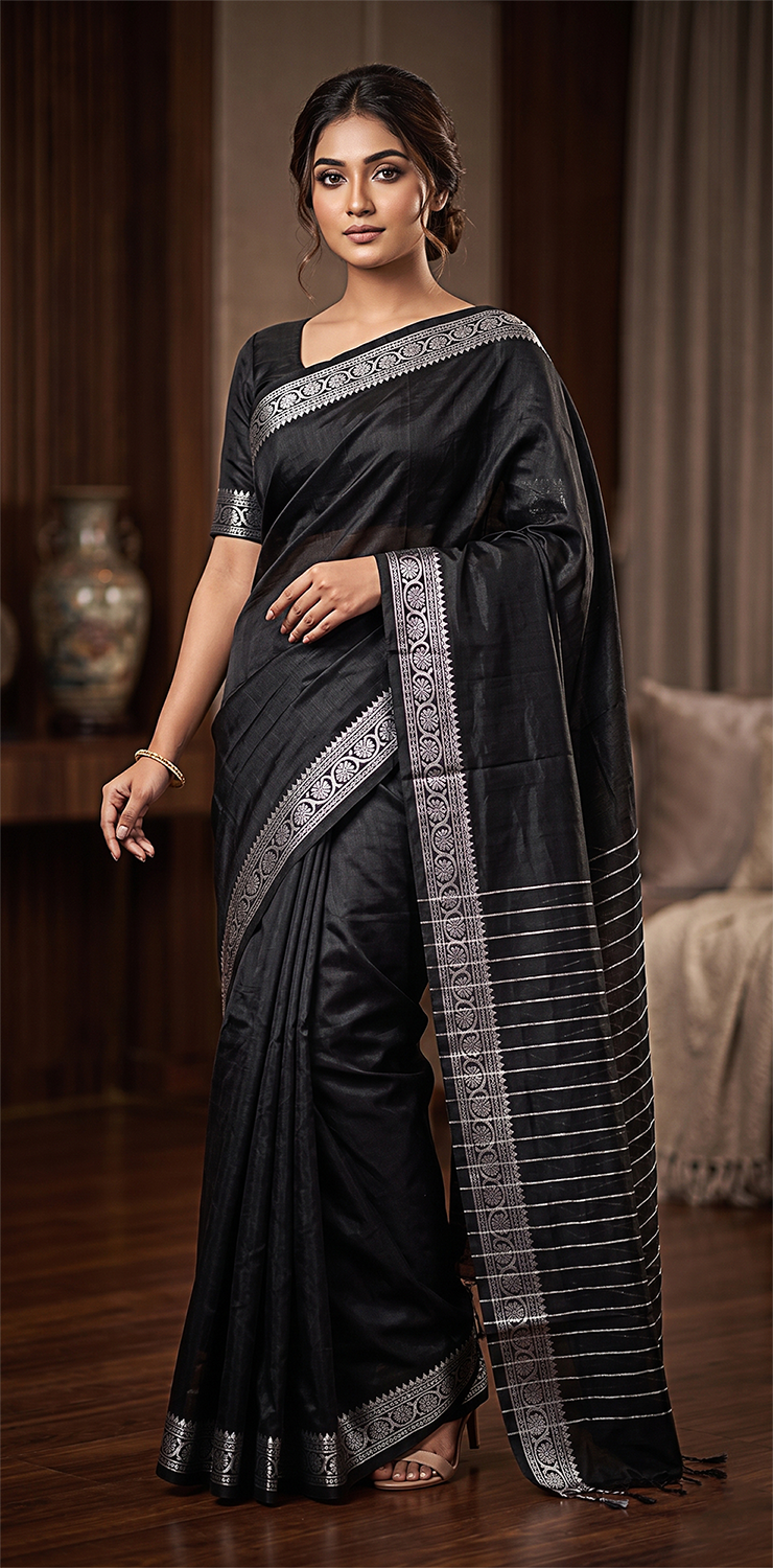 Premium Half Silk শাড়ি - Image 1