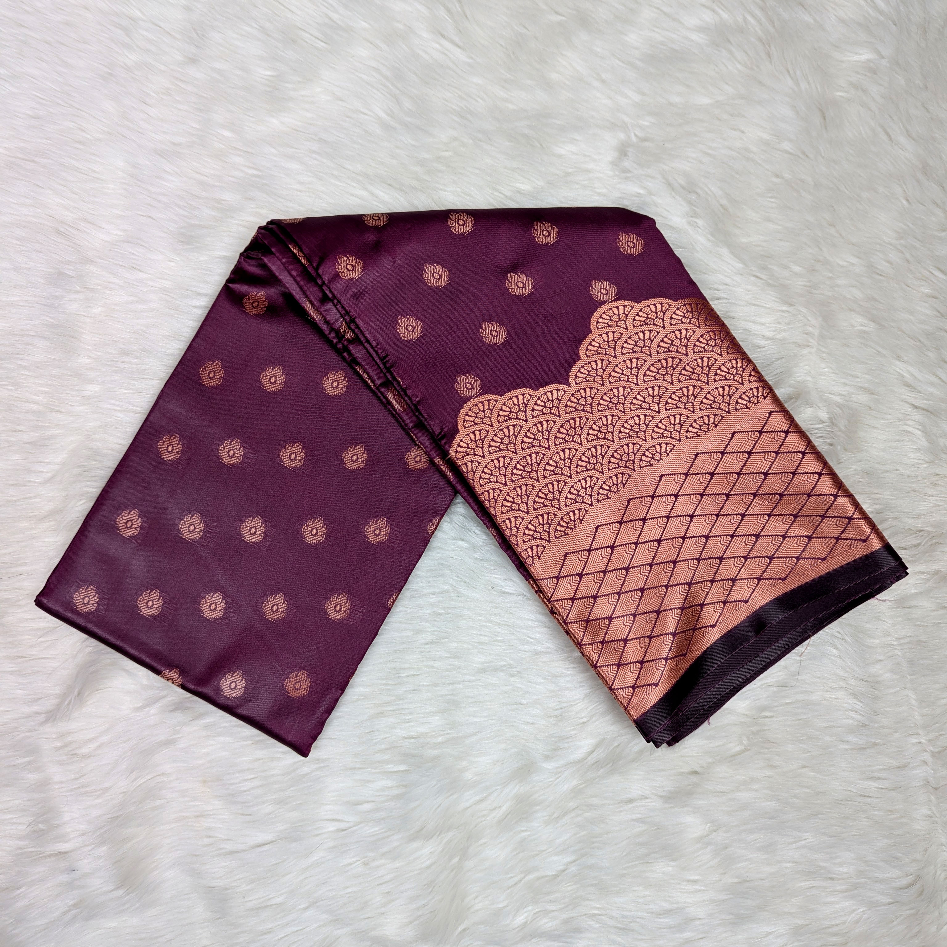 Premium Silk Katan Saree – Exclusive Design (Multiple Colors Available) - Image 5