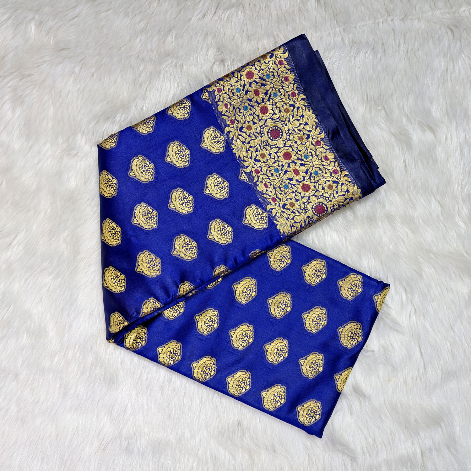 Premium Silk Katan Saree – Exclusive Design (Multiple Colors Available) - Image 3
