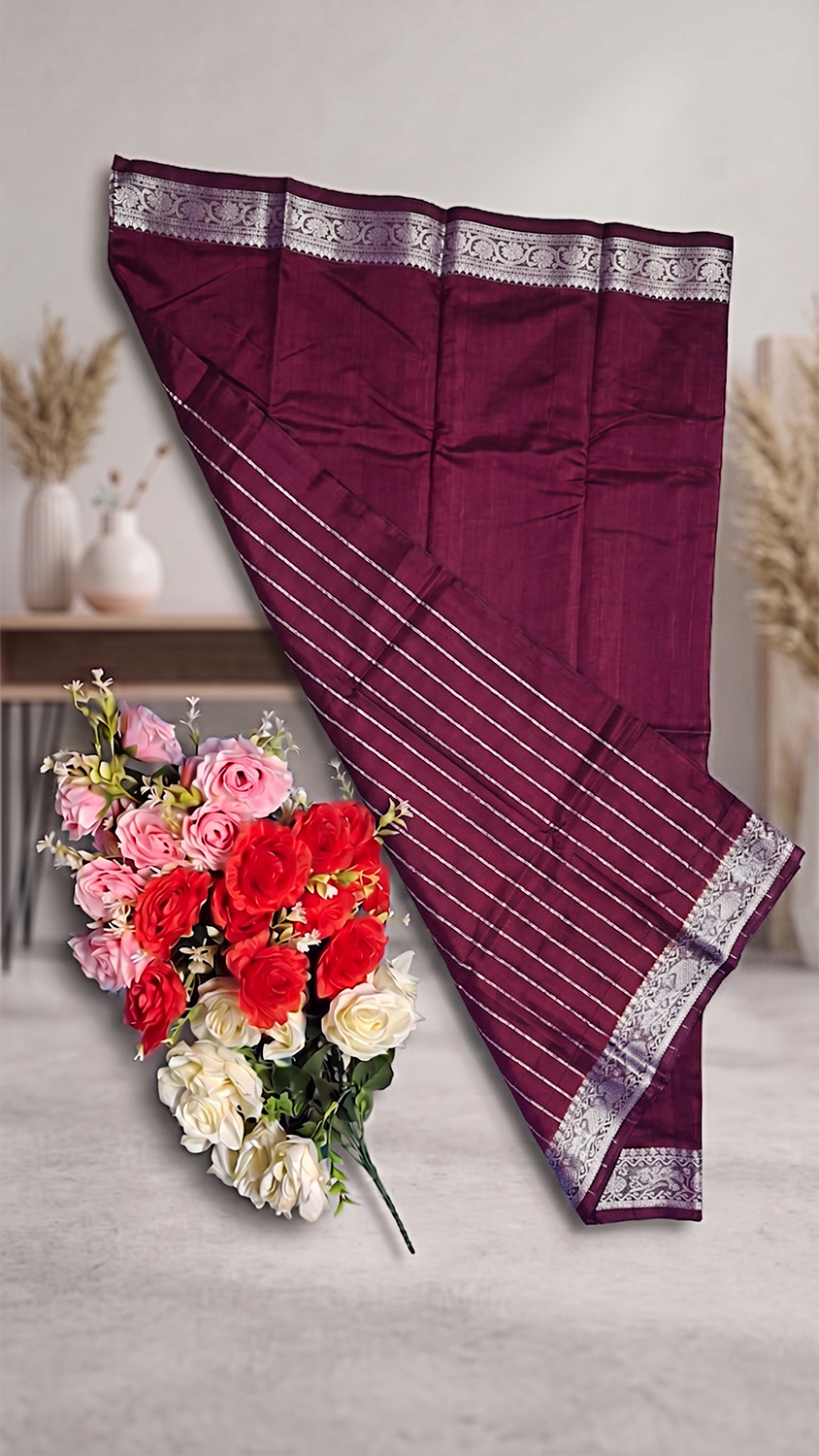 Premium Half Silk শাড়ি - Image 4