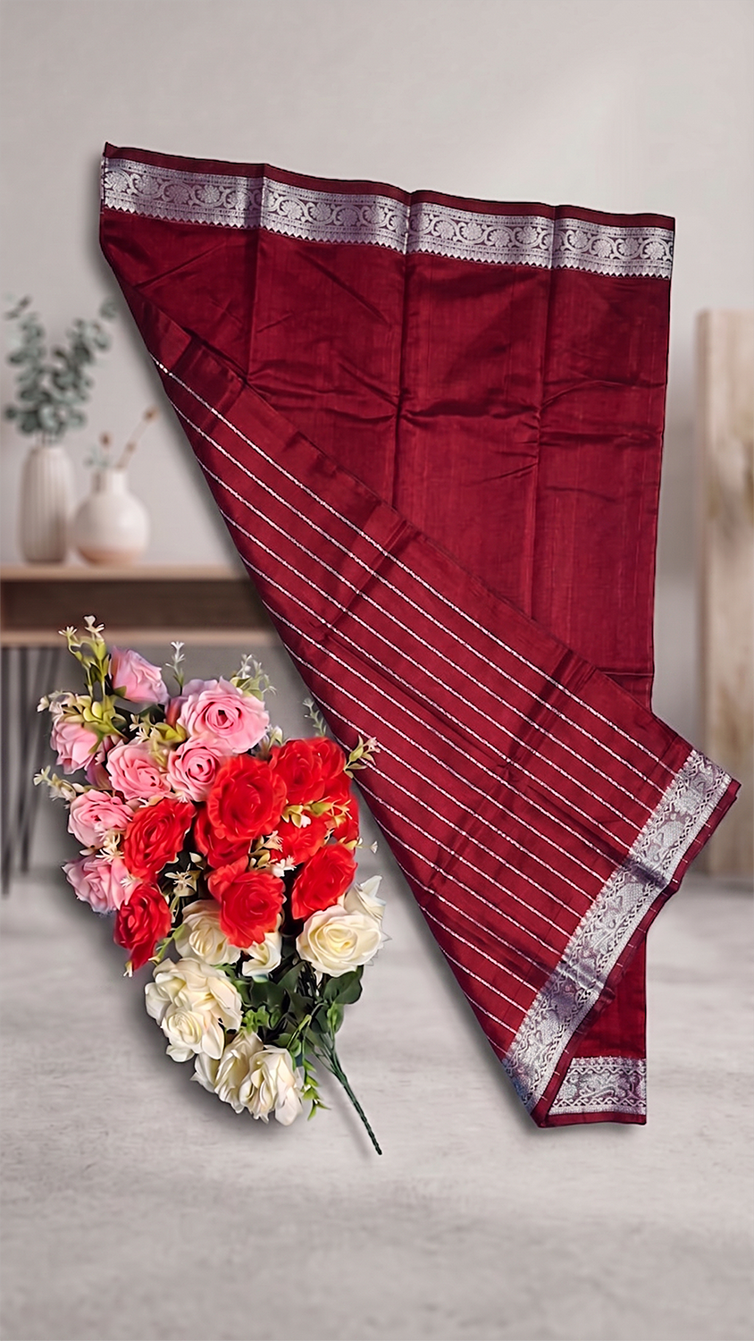 Premium Half Silk শাড়ি - Image 6
