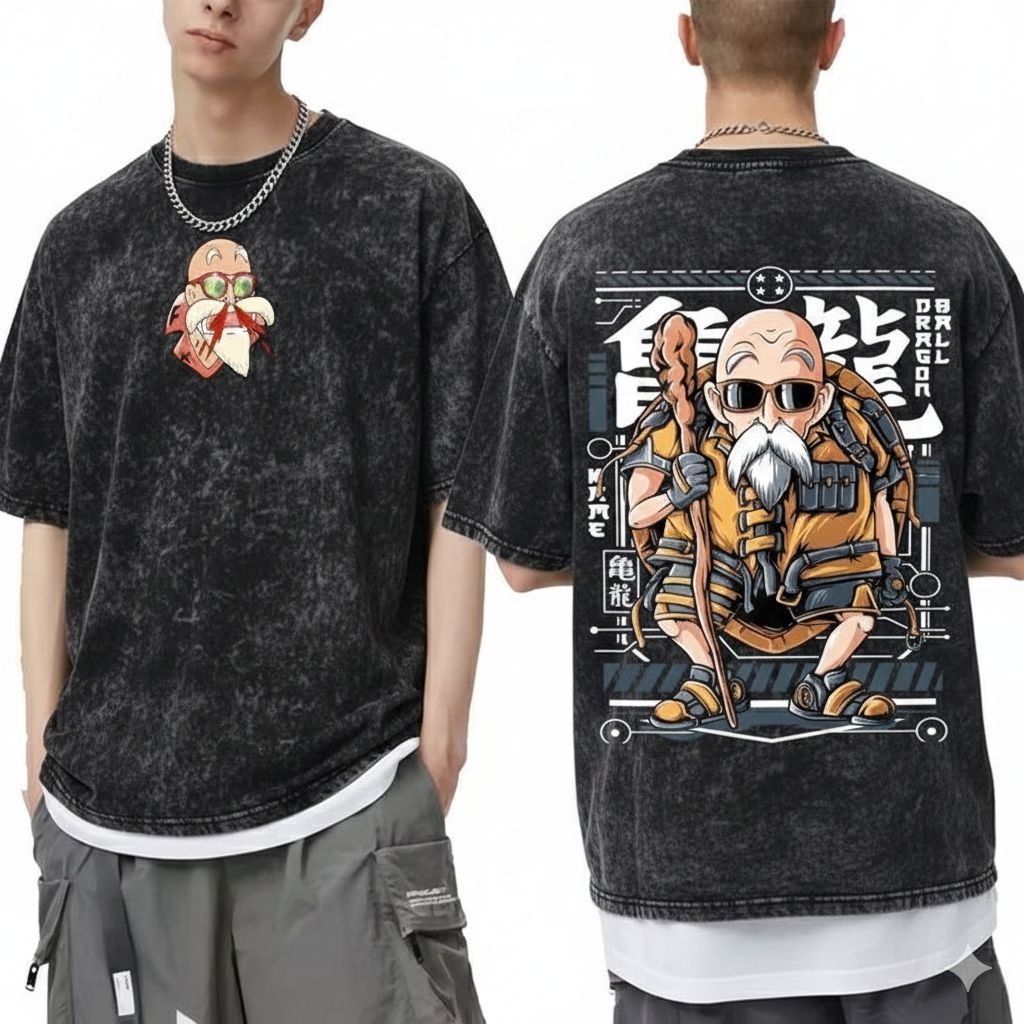 Premium Acid Wash Drop Shoulder TShirt