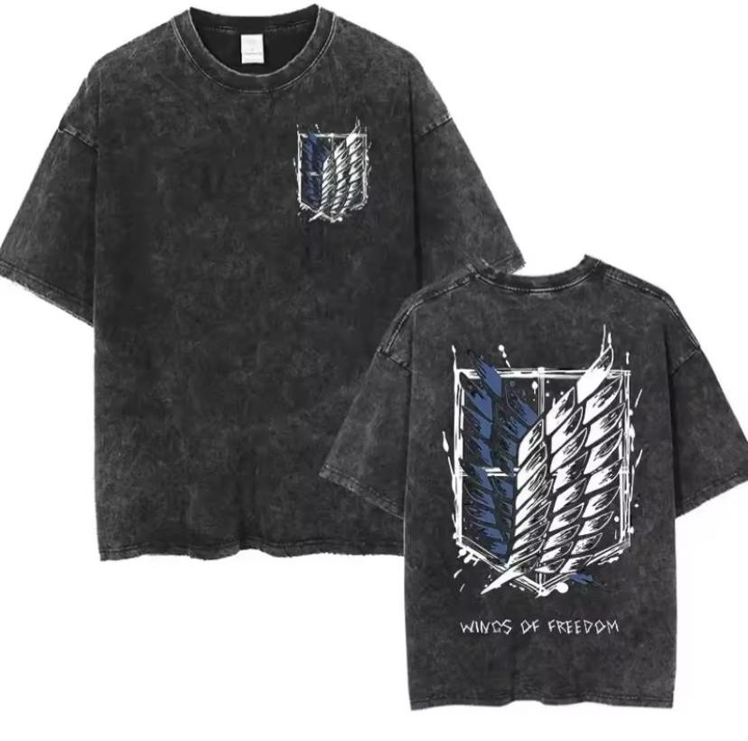 Premium Acid Wash Drop Shoulder TShirt