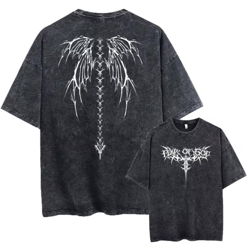 Premium Acid Wash Drop Shoulder TShirt