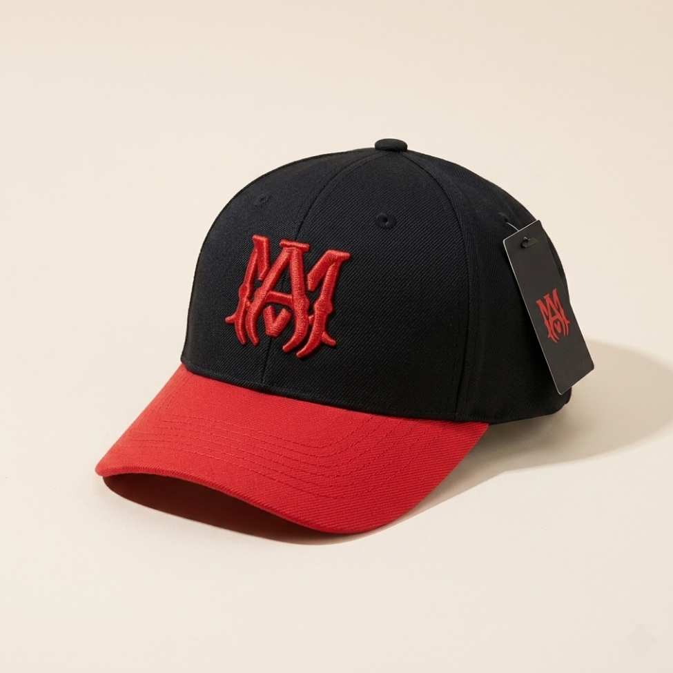Amiri Stars MA Canvas Hat 'Black/Red'