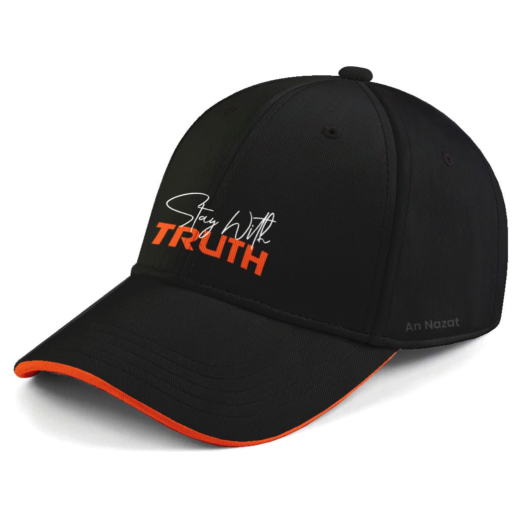 "Stay With Truth" Signature Black & Orange Baseball Cap