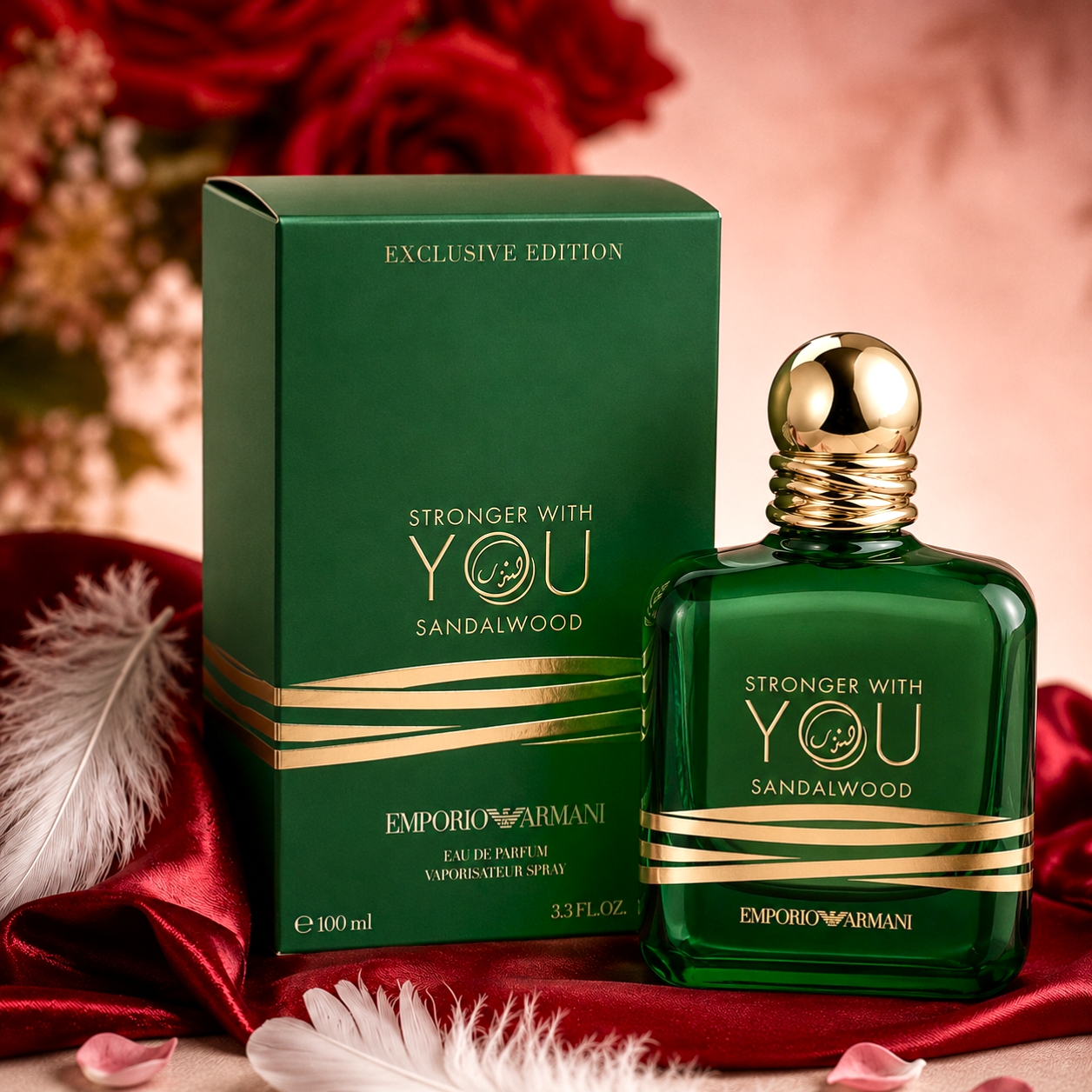 Emporio Armani Stronger With You Sandalwood Eau de Parfum for Men 100ML