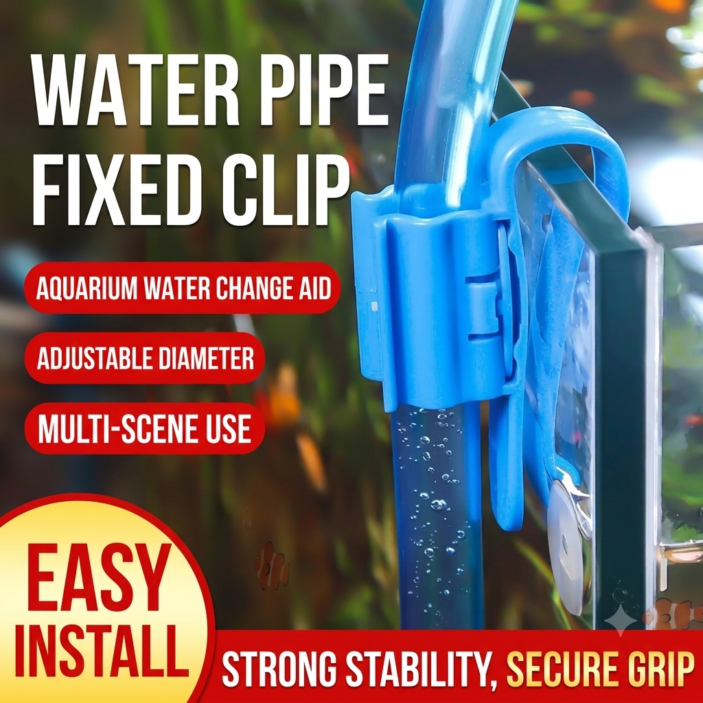 Aquarium Water Pipe Holder Clip (1pcs)