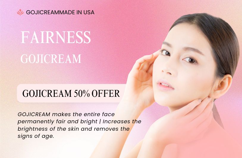 Add blemish-free glowing skin care with GOJICREAM
