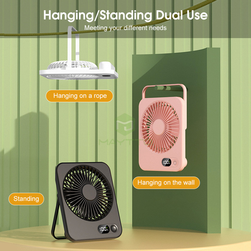 Ultralight Tabletop Low Noise Mini Foldable Portable USB BLDC Fan_img_3
