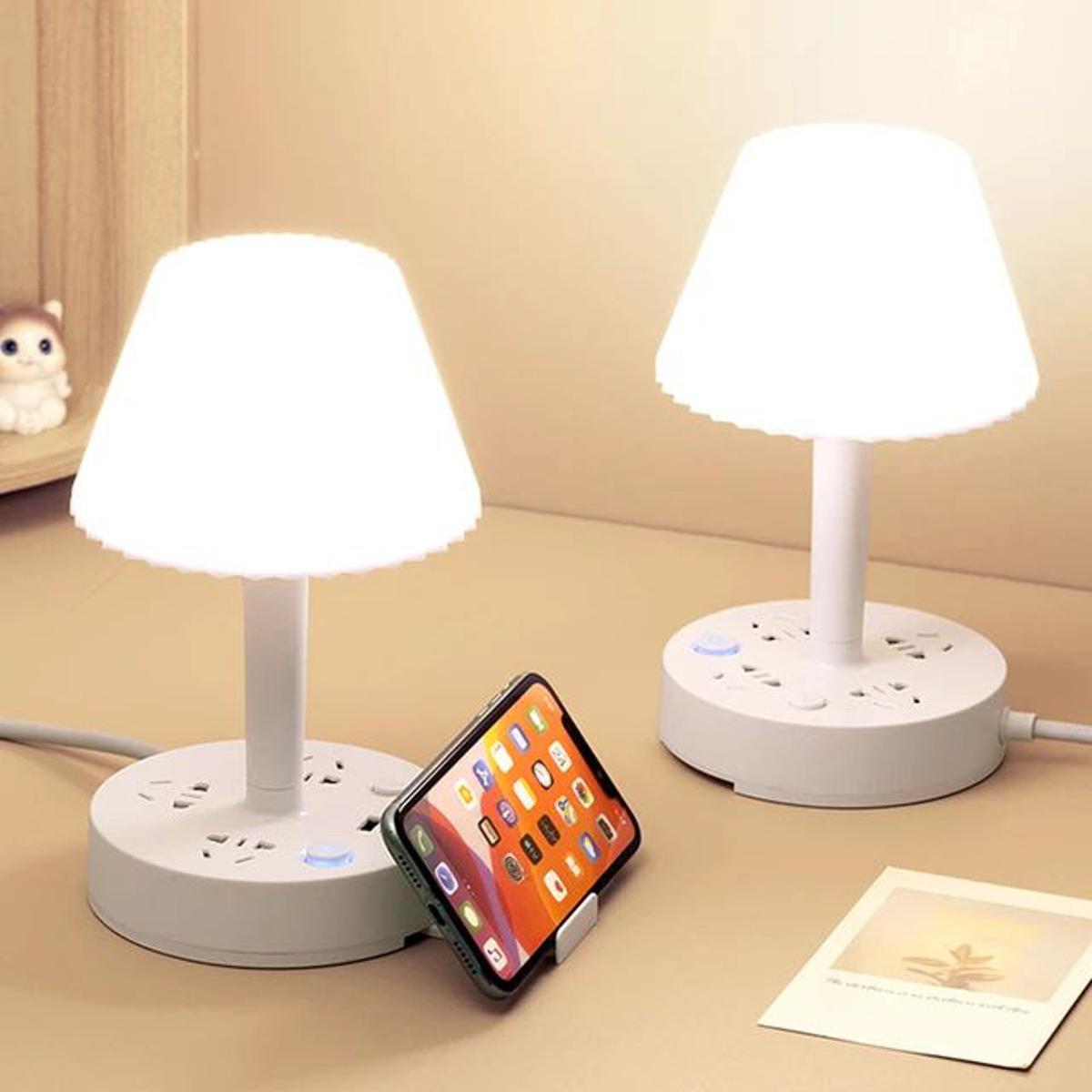 Multifunctional LED Lamp with USB Port and DC Sockets_img_4