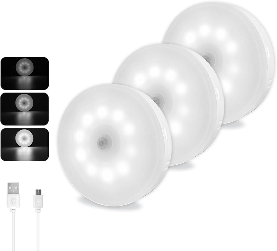 Intelligent Motion Sensor LED Night Light USB Rechargeable_img_9